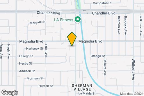 Map Image of the Property - Mila Sherman Oaks