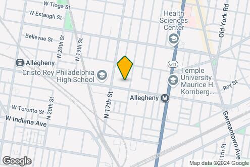 Map Image of the Property - Allegheny Apartments