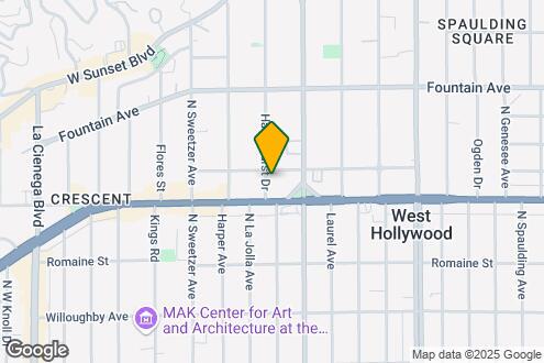 Map Image of the Property - 8130 Norton Avenue Apartments