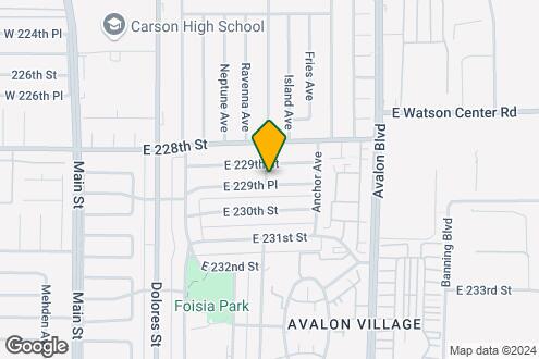 Map Image of the Property - 427 E 229th Pl