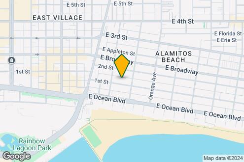 Map Image of the Property - 1037 E 1st Street