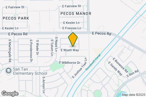 Map Image of the Property - 3894 E Wyatt Way