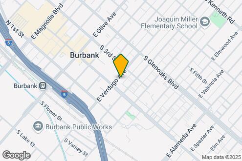 Map Image of the Property - Burbank Senior Artists Colony