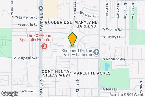 Map Image of the Property - Cornell Apartments