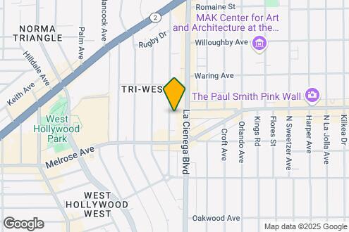 Imagen del Mapa de la Propiedad - 642 N West Knoll Dr. Apartments