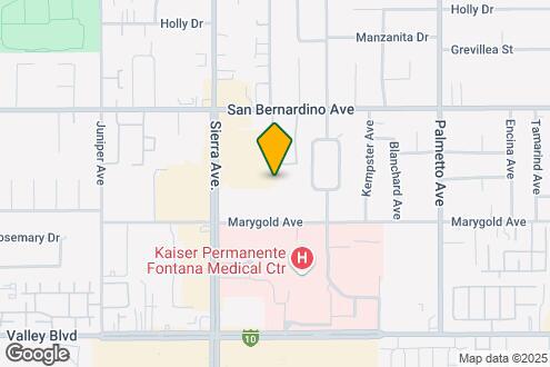 Map Image of the Property - Ironwood Apartments- Fontana, CA