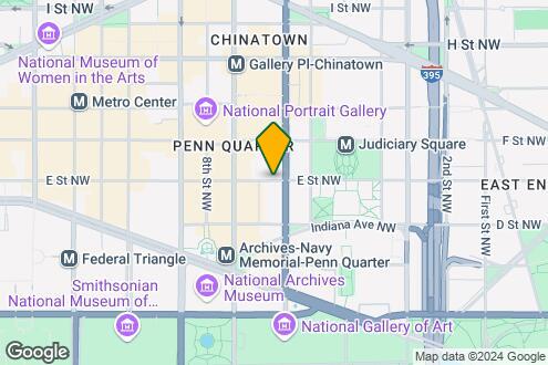 Map Image of the Property - 616 E St NW