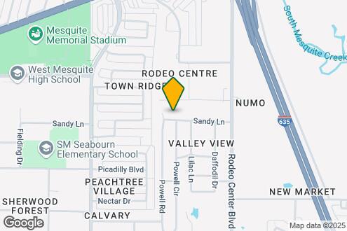 Map Image of the Property - 1821 Sandy Ln