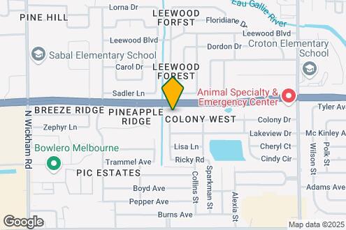 Map Image of the Property - 2484 Colony Dr