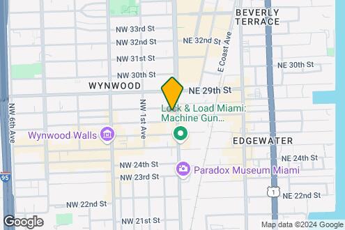 Imagen del Mapa de la Propiedad - Cynergi Lofts at Wynwood