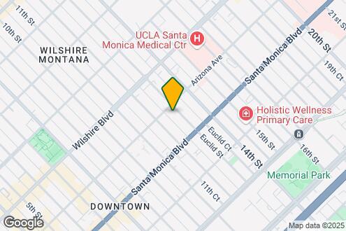 Imagen del Mapa de la Propiedad - 1314 Wilshire Blvd in Santa Monica - near ...