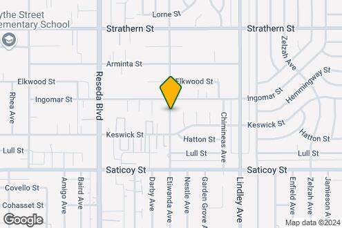 Map Image of the Property - 7736 Etiwanda Ave