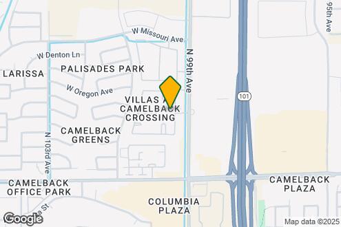 Map Image of the Property - The Villas At Camelback Crossing