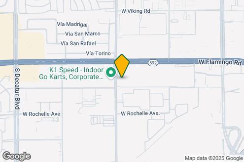 Map Image of the Property - 4381 W Flamingo Rd