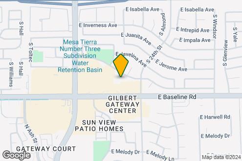 Imagen del Mapa de la Propiedad - Craft at Gilbert and Baseline