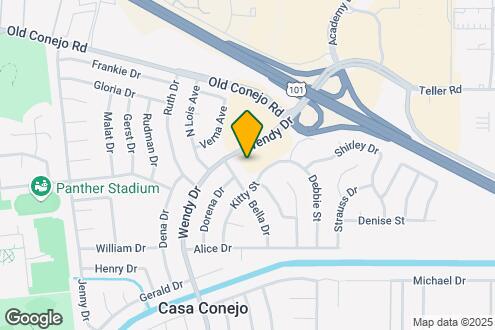 Map Image of the Property - Casa Linda Apartments