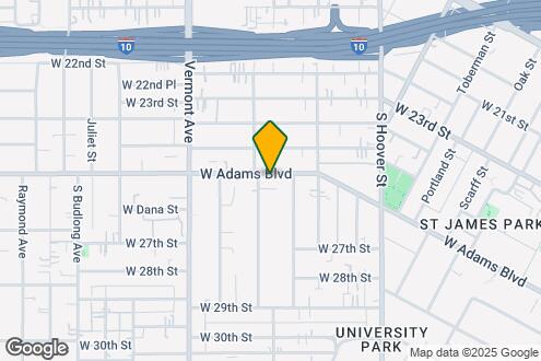 Map Image of the Property - 1286 W Adams Blvd