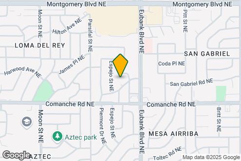 Map Image of the Property - 9609 San Gabriel Rd NE