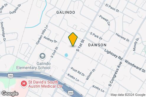 Map Image of the Property - Old South Austin Apartments