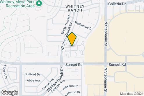 Map Image of the Property - Palm Villas at Whitney Ranch