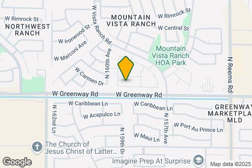 Map Image of the Property - 15912 W Carmen Dr