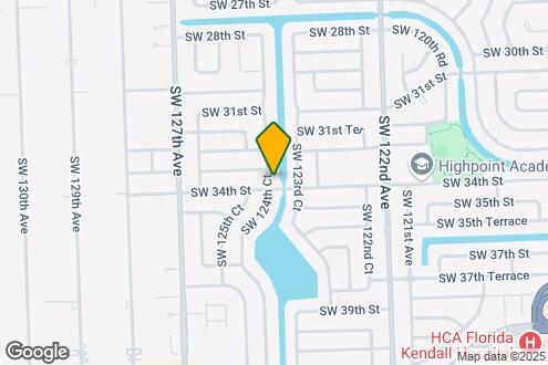 Map Image of the Property - 3325 SW 124th Ct