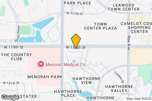 Imagen del Mapa de la Propiedad - Hawthorne Apartment Homes