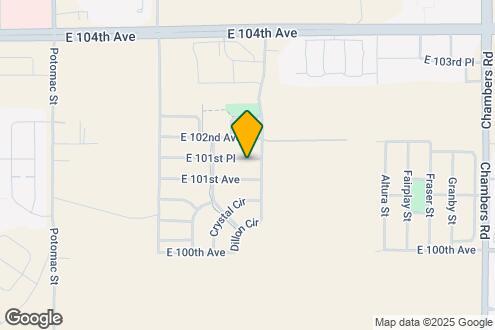 Map Image of the Property - 14458 E 101st Pl