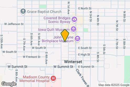 Imagen del Mapa de la Propiedad - Historic Winterset High School Apartments 55+