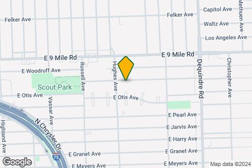 Map Image of the Property - 1436 E Goulson Ave