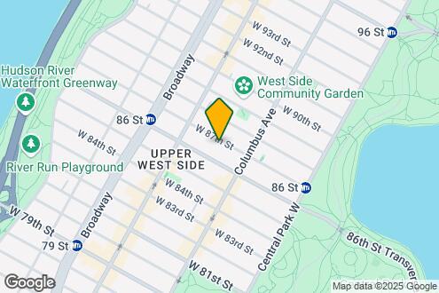 Map Image of the Property - 134 W 87th St