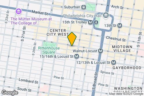 Map Image of the Property - 1616 Walnut St