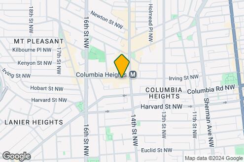 Map Image of the Property - Highland Park at Columbia Heights Metro