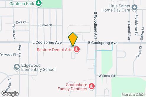 Map Image of the Property - Edgewood Apartments