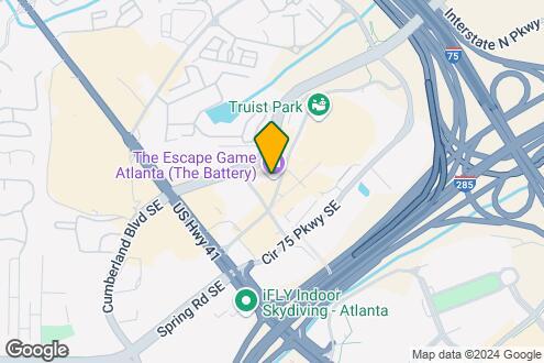 Map Image of the Property - Cortland at the Battery Atlanta