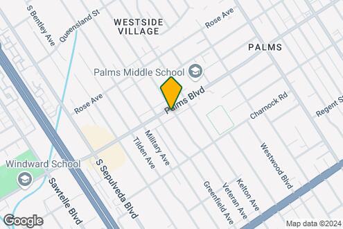 Map Image of the Property - 10930 Palms Blvd