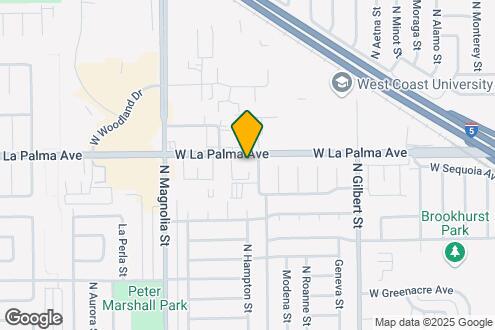 Map Image of the Property - La Palma Woods Apartments