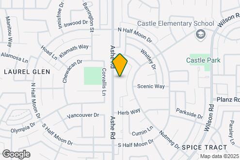 Map Image of the Property - Mesa Creek Apartments