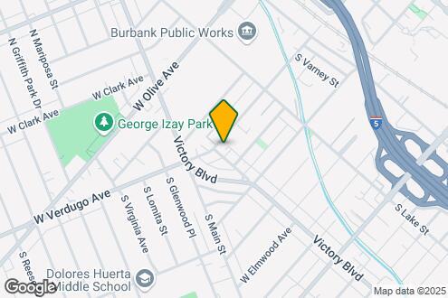 Map Image of the Property - 274 W Verdugo Ave