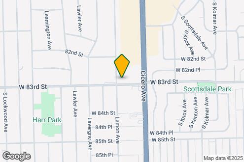 Map Image of the Property - 4848 W 83rd St