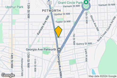 Map Image of the Property - 3825 Georgia Avenue, NW