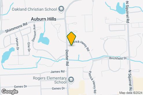 Map Image of the Property - Auburn Hills Apartments