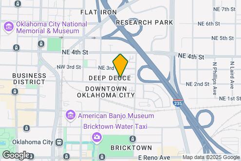 Imagen del Mapa de la Propiedad - Deep Deuce at Bricktown Apartments