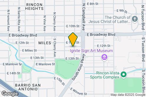 Map Image of the Property - 1739 E Miles St