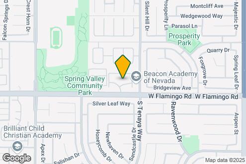 Map Image of the Property - 7400 W Flamingo Rd