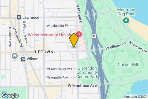 Map Image of the Property - Covington - 4600 N Clarendon Ave