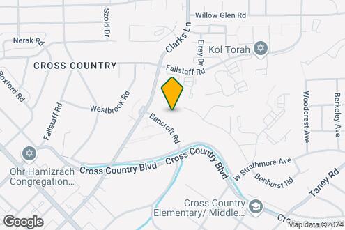 Map Image of the Property - Cross Country Manor Apartments