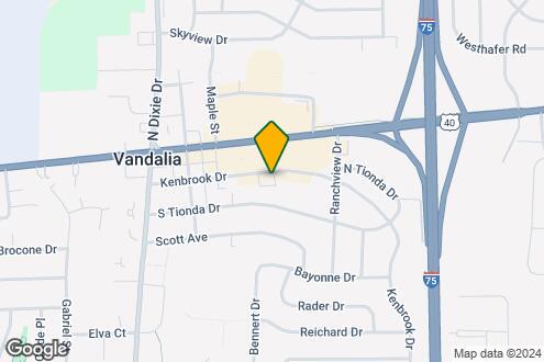 Map Image of the Property - Vandalia Apartments