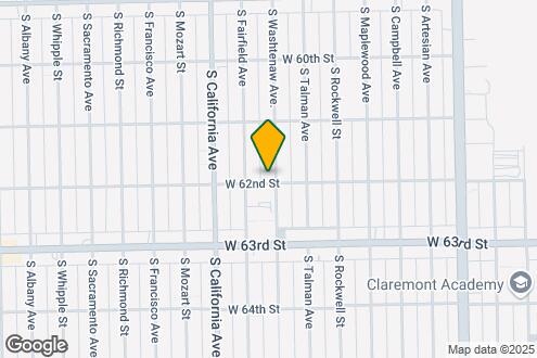 Map Image of the Property - 6157 S Washtenaw Ave