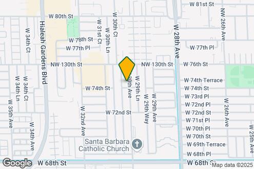 Map Image of the Property - 7418 W 30th Ave